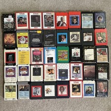 Lot of 8 Track Cartridges Tapes Many Rare Collectible - 60  s And 70  s untested