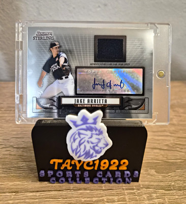Topps 2008 Bowman Sterling Prospects Jake Arrieta Orioles BSP-JA Auto Jersey