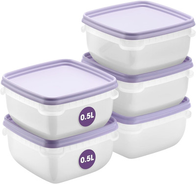 Smartstore Frischhaltedosen Mit Deckel Und Kühlschrank Organizer 0.5L 5Er Set | 