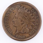 1860 Indian Head Cent VF/XF IHC 1c Penny