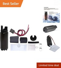 High Flow 255lph Electric Fuel Pump For E85 Gasoline - Includes Installation Kit High Flow 255lph Electric Fuel Pump For E85 Gasoline - Includes Installation Kit