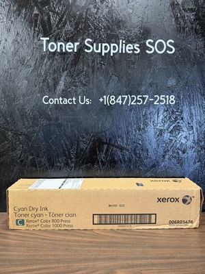 Xerox 006R01476 Cyan Toner Cartridge For 800 1000 Press