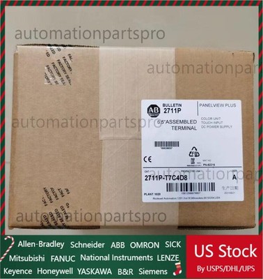 AB 2711P-T7C4D8 2711PT7C4D8 PanelView Plus 700 Color/Touch NEW Spot Goods