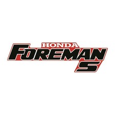 Honda Quad Foreman S Tank Sticker 300mm White/Red/Black