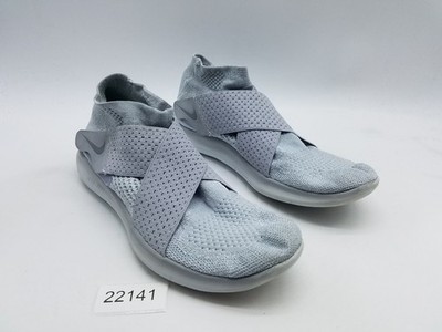 Nike Free RN Motion Flyknit Men's Size 7.5 Running Shoes Wolf Grey