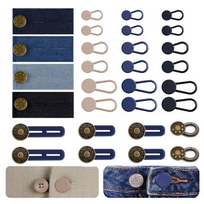 Button Extenders for Jeans & Pants | No-Sew Waistband Extender 1-2.56  Metal ...