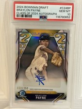 2024 Bowman Draft Braylon Payne Class Of 2024 Auto /250 PSA 10 GEM MINT 🔥