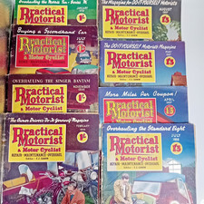 A bundle of 11 Car and Motorcycle Mechanics magazines