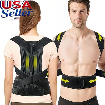 Corrector de postura para mujeres y hombres,faja lumbar,soporte lumbar ajustable