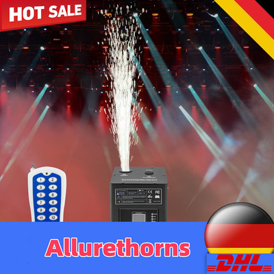 700W Cold Spark Machine mit Flight Case DMX Sparkular Funkenmaschine DJ Hochzeit