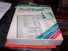 Timeworks SwiftCalc with Sideways software for Commodore 64 and 128