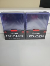 Ultra Pro 3X4 Regular Toploaders 35pt 2 Packs of 25 WITH Card Sleeves included