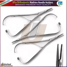 Orthodontic Mathieu Needle Holder Forceps Haemostatic Slim Line Ligature Pliers