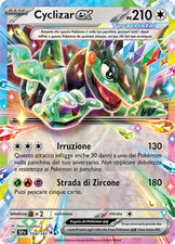Carta Pokémon Cyclizar ex SSP 159/191 Scintille Folgoranti Double Rare ITA NM