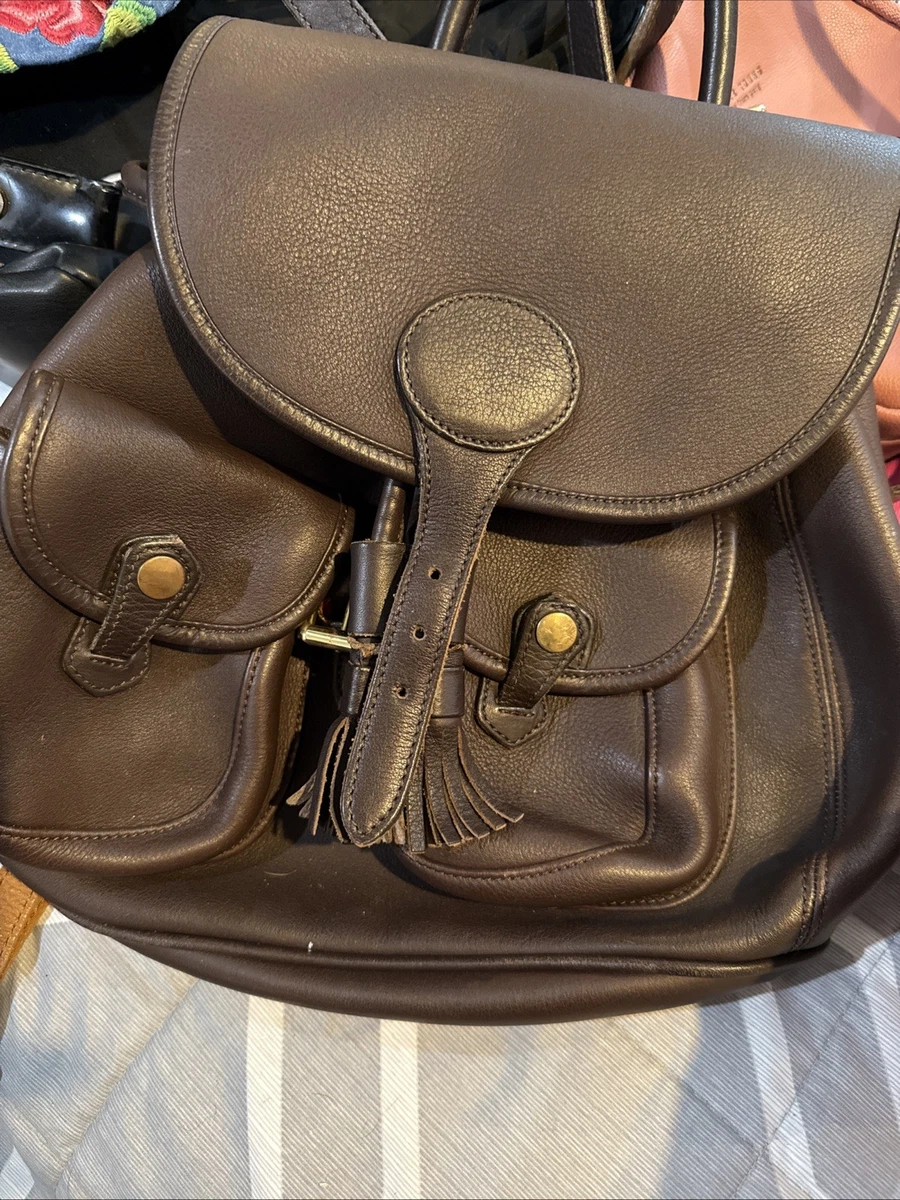 Dooney & Bourke Tan Olive Nylon and Brown Leather top  Old Money Style Backpack Dooney & Bourke Women main image 3