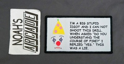 Rare 'Do You Understand The Course Of Fire' Drill Fail Patch FOG GWA SUPDEF FUD