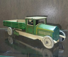 1930's Mettoy Windup Tin Litho Dump Truck Car Made In England
