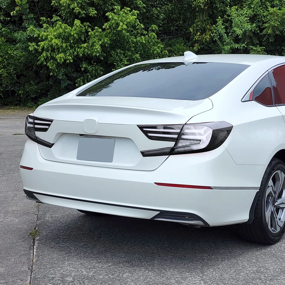 Black Tail Lights Fits 2018-2022 Honda Accord Sedan LED Sequential Signal Lamps Foto 2 de 4