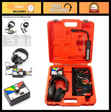 Automotive Stethoscope Kit with Headphones - 6 Channel Car Engine Noise Finder,