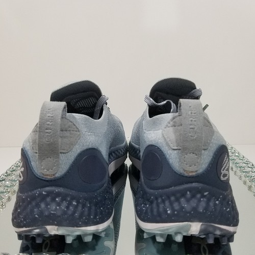 NEW Men's Size 10 Under Armour Charged Curry Golf Shoes Blue Grey 3025072-400 - Imagen 7 de 10