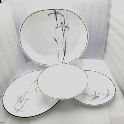 Corelle Corning SHADOW IRIS replacement Dishes & Misc 3 Pc Mini Tray. You Pick.