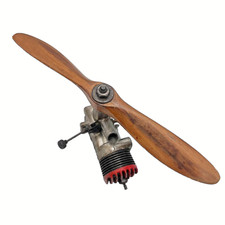 McCoy 35 Red Head Vintage Model Airplane Radio Control Engine Propeller Retro