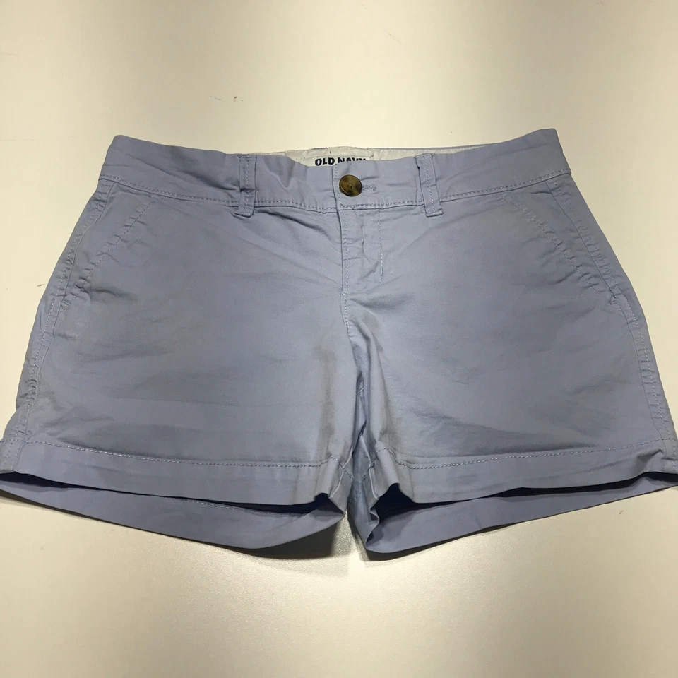 Old Navy Petite Shorts Womens Size 0P 5 Inch Everyday Periwinkle Stretch  - Image 3 of 4