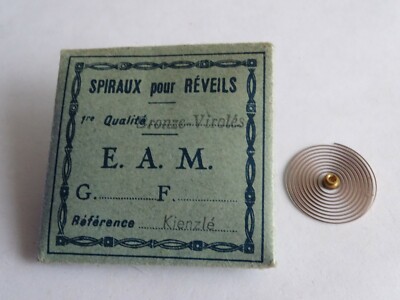 Pièce Horlogerie : Spiral De Balancier Pour Montre - Gr 1 Fce 1 - Neuf Sans Emballage