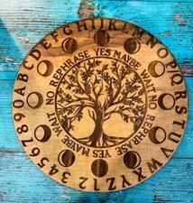10 Inch Tree Of Life Dowsing Pendulum Board Handmade Wood Board