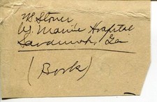 Winifred Sackville Stoner Founder Natural Education Author Signed Autograph
