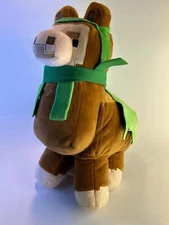 Minecraft Llama Plush Jinx Minecon Earth 2019 Stuffed Toy, Brown, 10" Long
