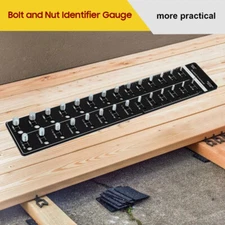 Nut and Bolt Thread Checker 28 Thread Identifier Gauge Tool Inch and Metric