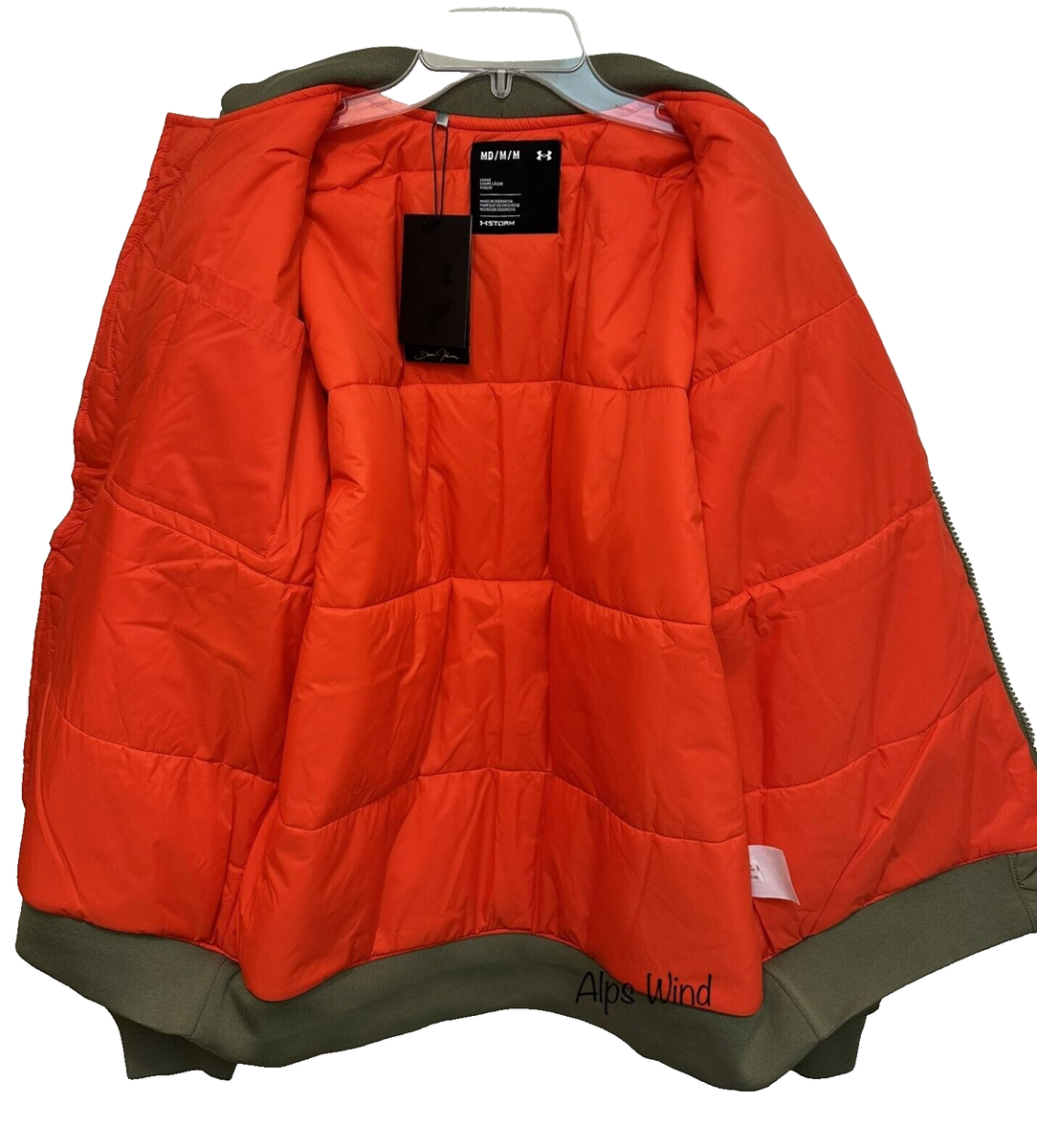 Under Armour Project Rock Storm Insulated Zip Bomber Jacket