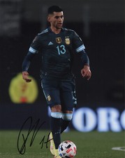 Argentina Cristian Romero Autographed Signed 8x10 Photo COA #2 Argentina Cristian Romero Autographed Signed 8x10 Photo COA #2