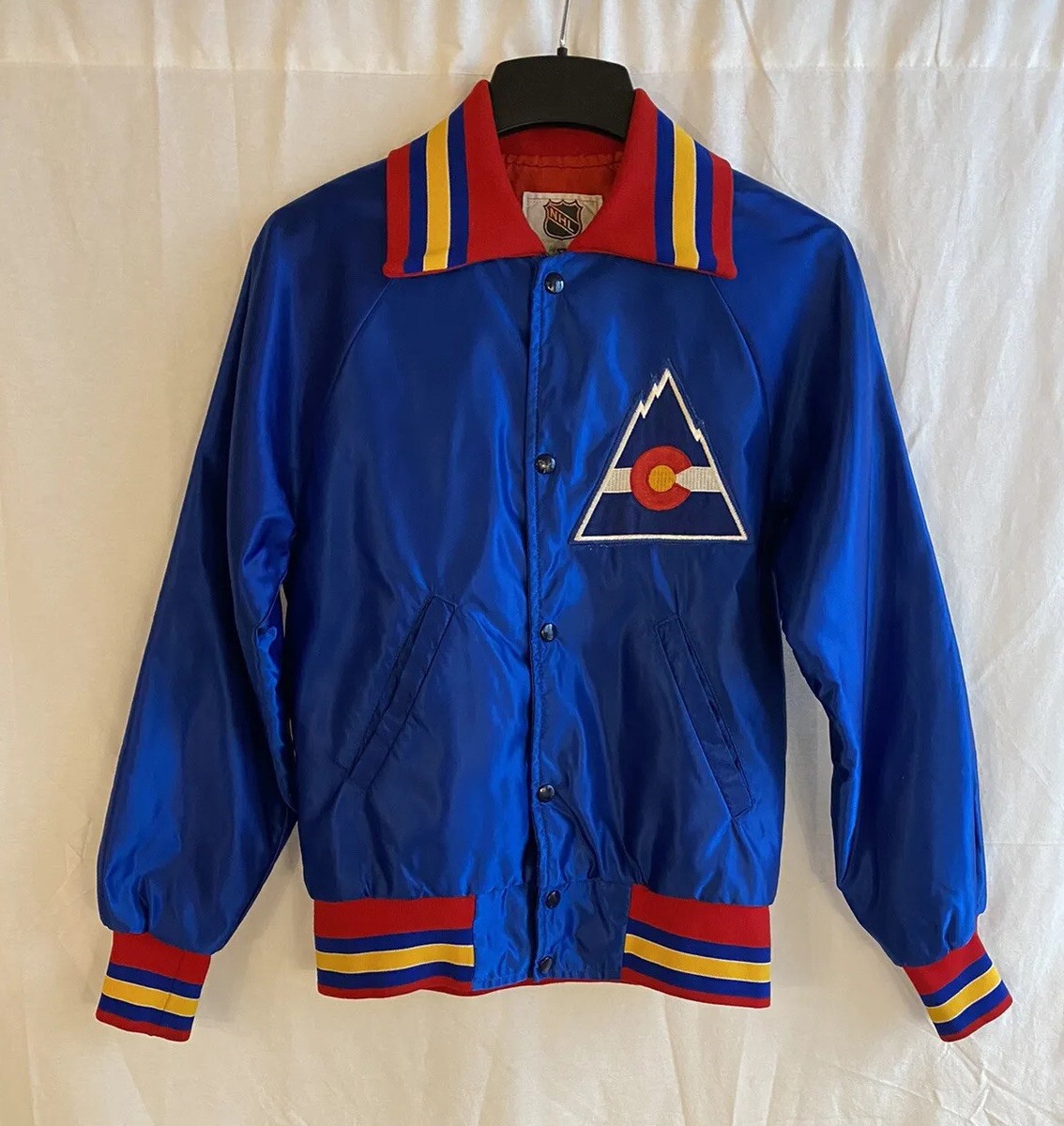 Vintage Colorado Rockies / Avalanche NHL Hockey RARE Satin Starter