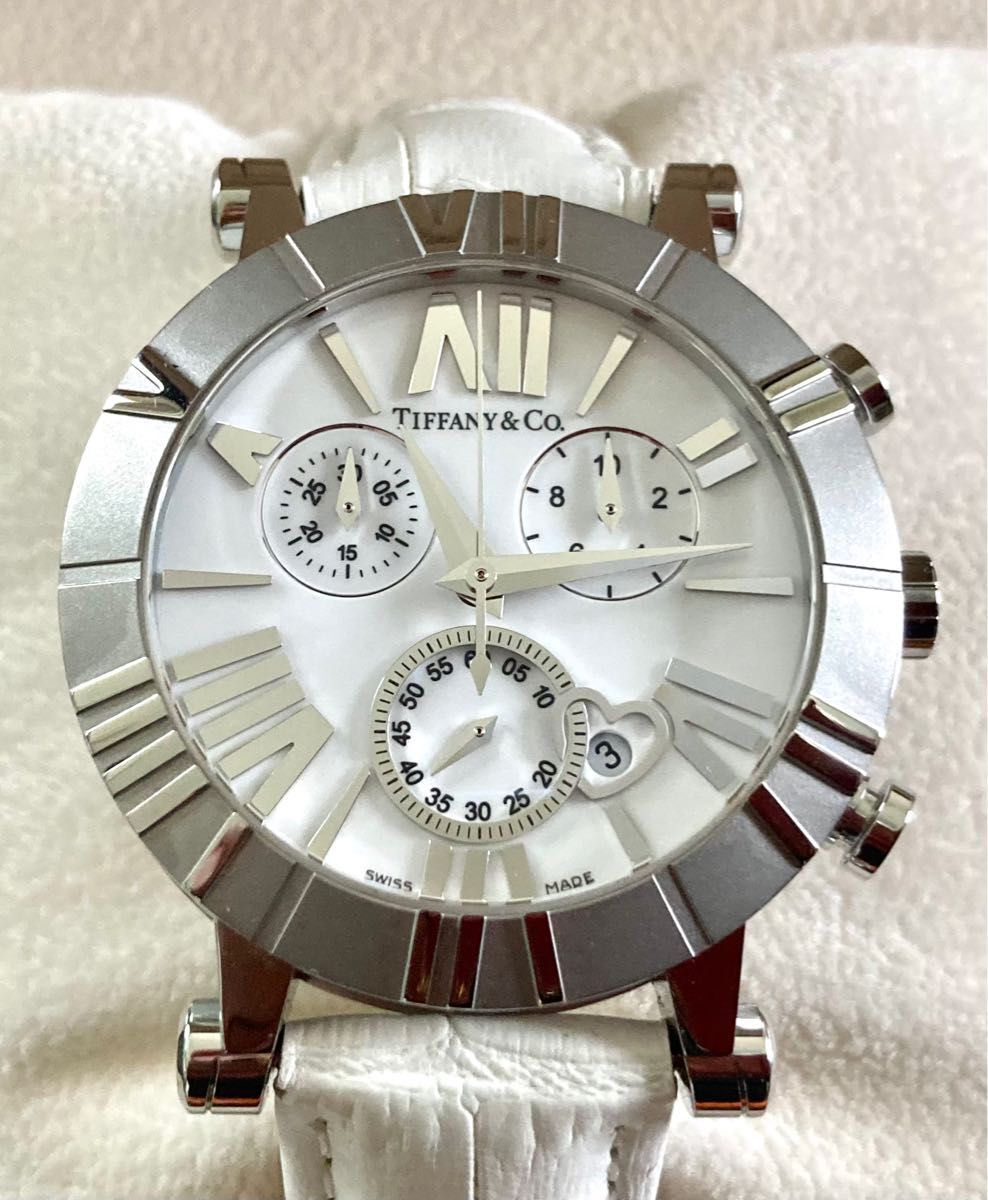 Tiffany Co. Atlas Z1301.32.11A20A71A Chronograph Women s Extreme Beauty