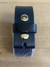Genuine Leather Belt Strap Without Buckle Snap on Strap 1.5"