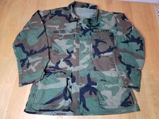 US Army Vintage Woodland Camouflage Fatigue Jacket Size Small-Regular