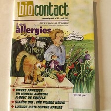 revue bio contact n° 102 les allergies fievre aphteuse viande bio heure été