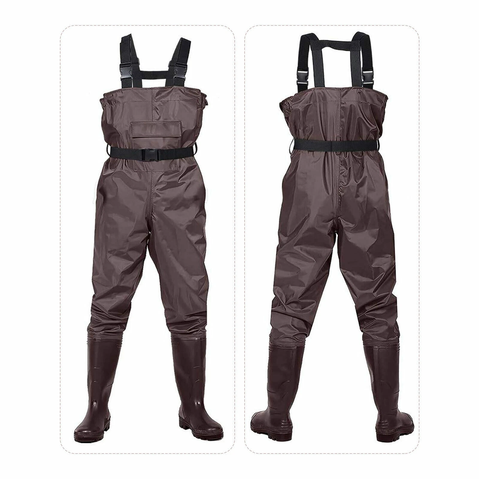 Fly Fishing Chest Waders Breathable Waterproof Stocking foot River Wader Pants