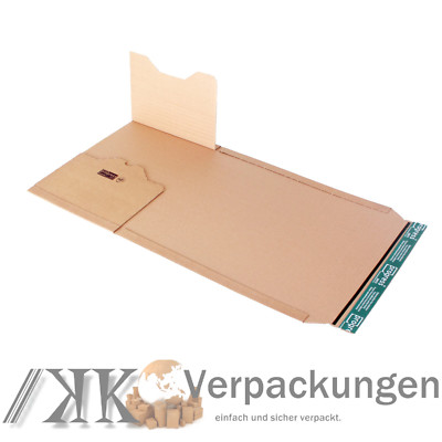 40 Buch-Versandverpackungen DIN C4 328 x 255 x -80 mm Universalverpackung