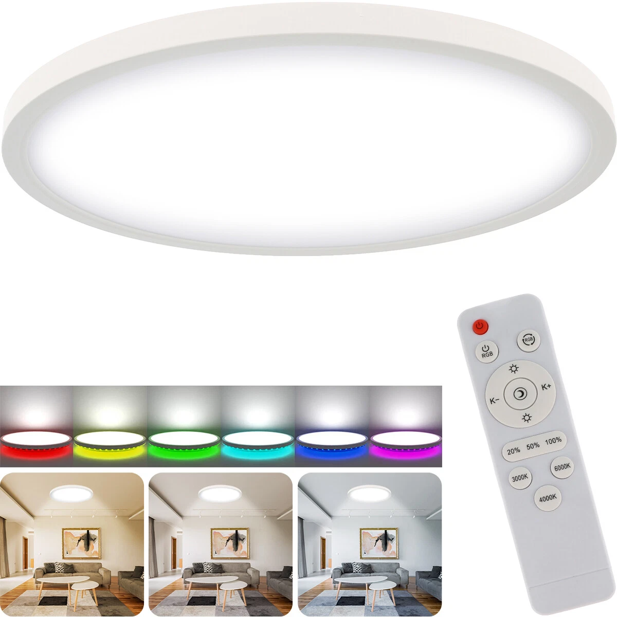 Dimmable led sale lights with remote