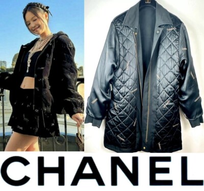 CHANEL 90s リバーシブルジャケット Chanel Vintage 1994 Brown Logo Coat 42 44 46 10 12 14