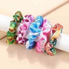 Demon Slayer Hair Scrunchie 3.5"  22 Designs 