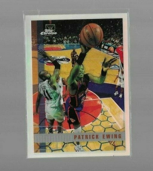 1997-98 Topps Chrome Patrick Ewing Refractor New York Knicks Card #32
