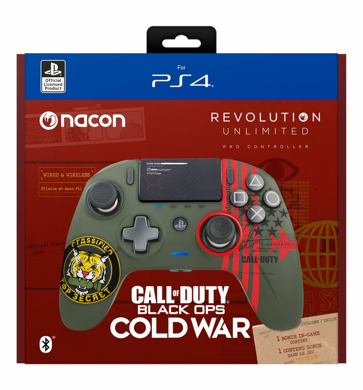 Manette PS4 Nacon Revolution pour soirées gaming Call of Duty Cold War
