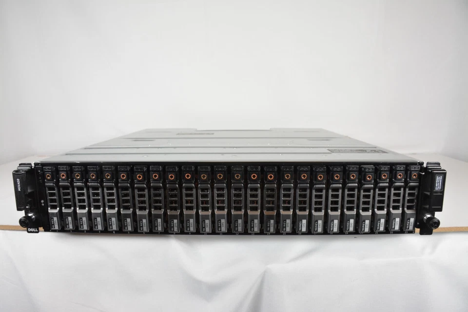 Dell PowerVault MD1420 Storage Array  2x 12G-SAS-4 2PS 24Bay 12x Caddy - Image 2 of 4