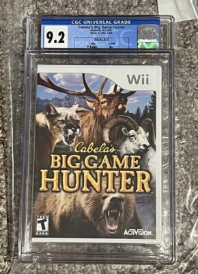 Cabela's Big Game Hunter (Nintendo Wii, 2007) Brand New Sealed Graded 9.2 CGC