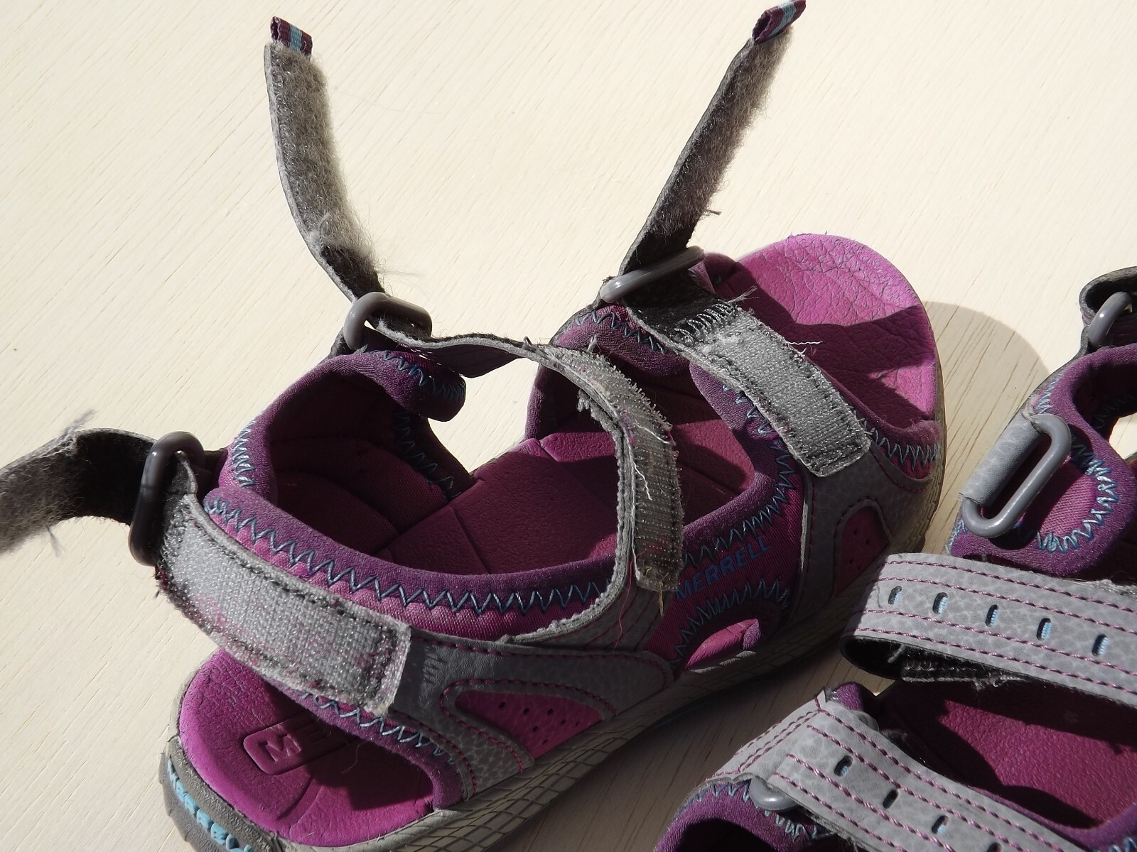 Merrell Panther Sandal 2.0 sandali da trekking per ragazze taglia 12C viola grigio