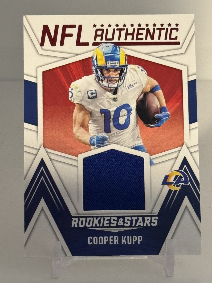 COOPER KUPP Panini ROOKIES STARS NFL AUTHENTIC NA-CK JERSEY